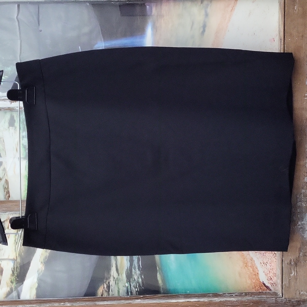 Jones New York Collection Black Pencil Skirt Size 8 Stretch